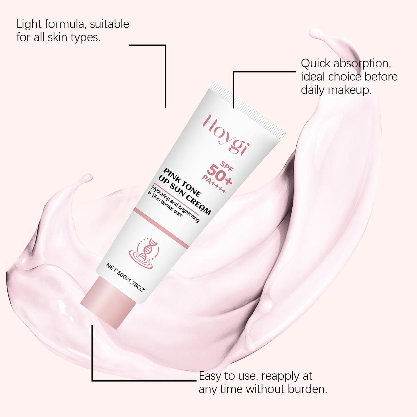 Double Effect Protection Moisturizing Facial Body Skin High Temperature Protection Isolation